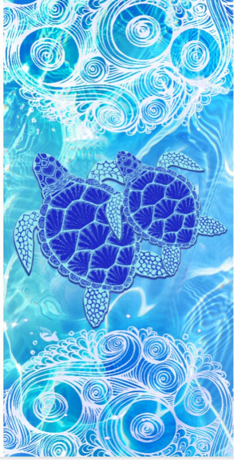 Vacation Tortoise Color Block Superfine Fiber Beach Towel display picture 6