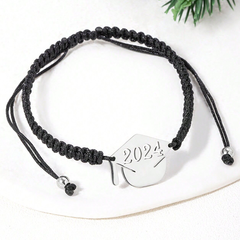 Simple Style Classic Style Number Rope Drawstring Braid Unisex Drawstring Bracelets display picture 1