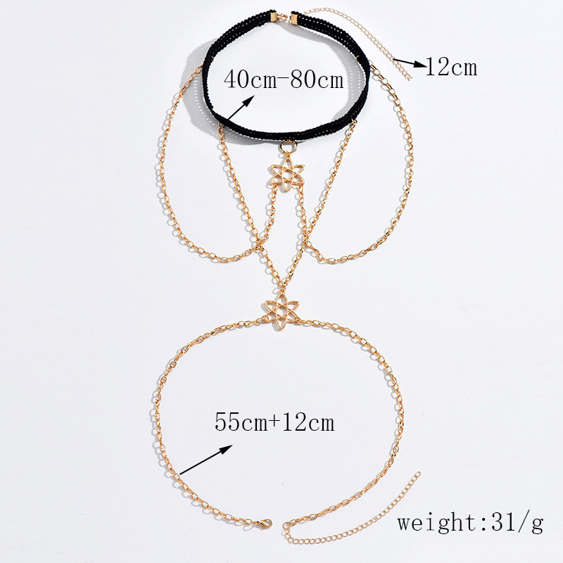Simple Style Geometric Alloy Chain Women's Leg Chain display picture 2