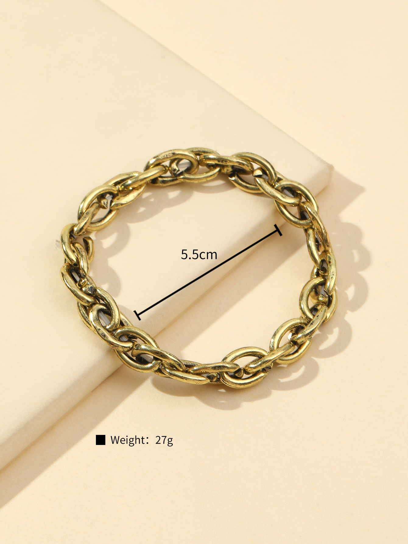 IG Style Casual Solid Color Alloy Inlay Rhinestones Gold Plated Silver Plated Unisex Bracelets display picture 3
