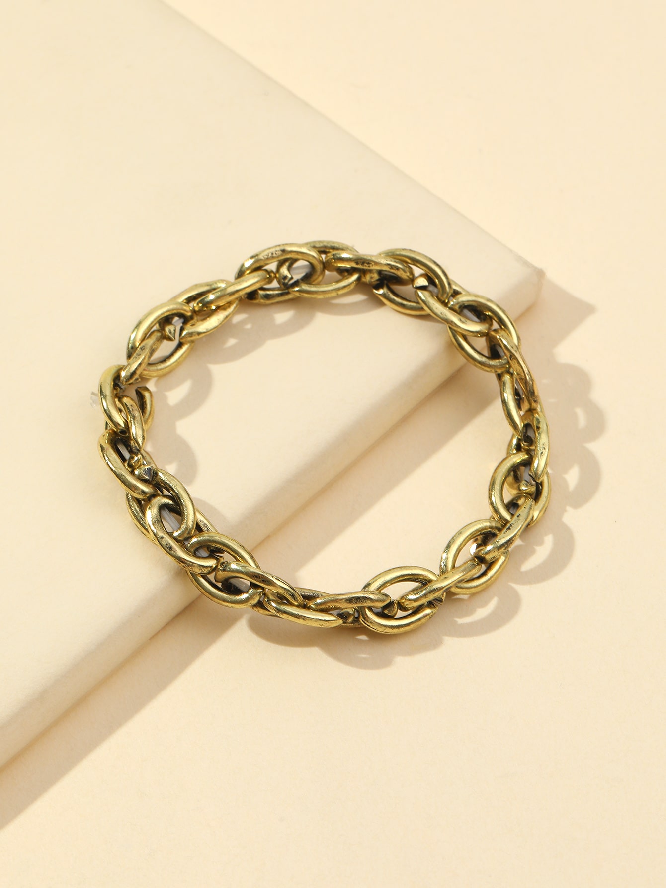 IG Style Casual Solid Color Alloy Inlay Rhinestones Gold Plated Silver Plated Unisex Bracelets display picture 1