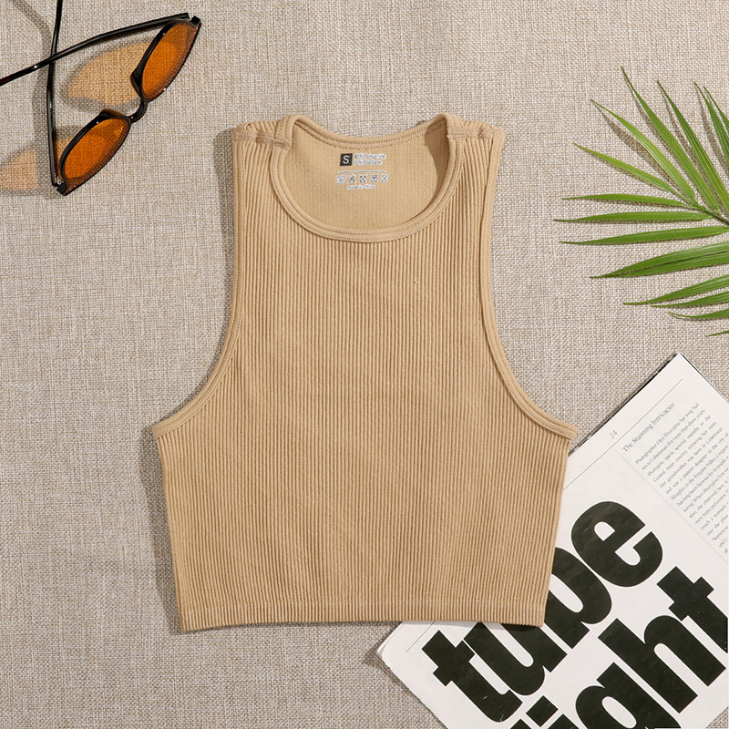 Women's Blouse Tank Tops Vacation Solid Color display picture 14