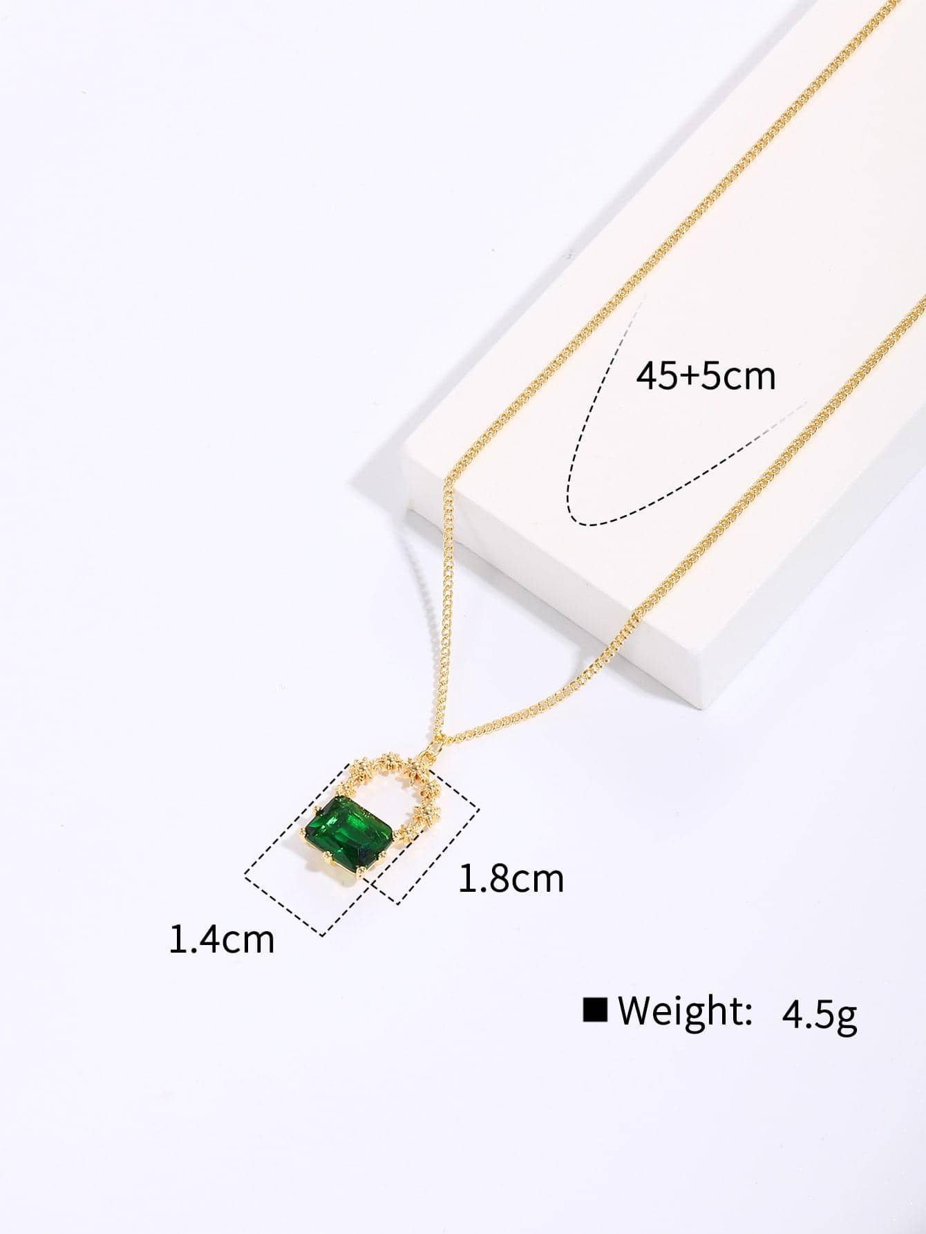 Copper 18K Gold Plated Sweet Bag Water Droplets Inlay Zircon Pendant Necklace display picture 3