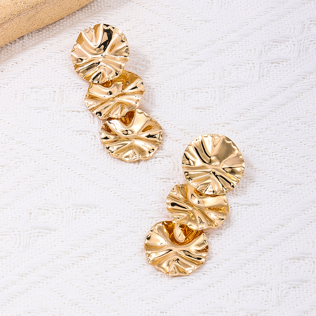 1 Pair Simple Style Geometric Alloy Drop Earrings display picture 3