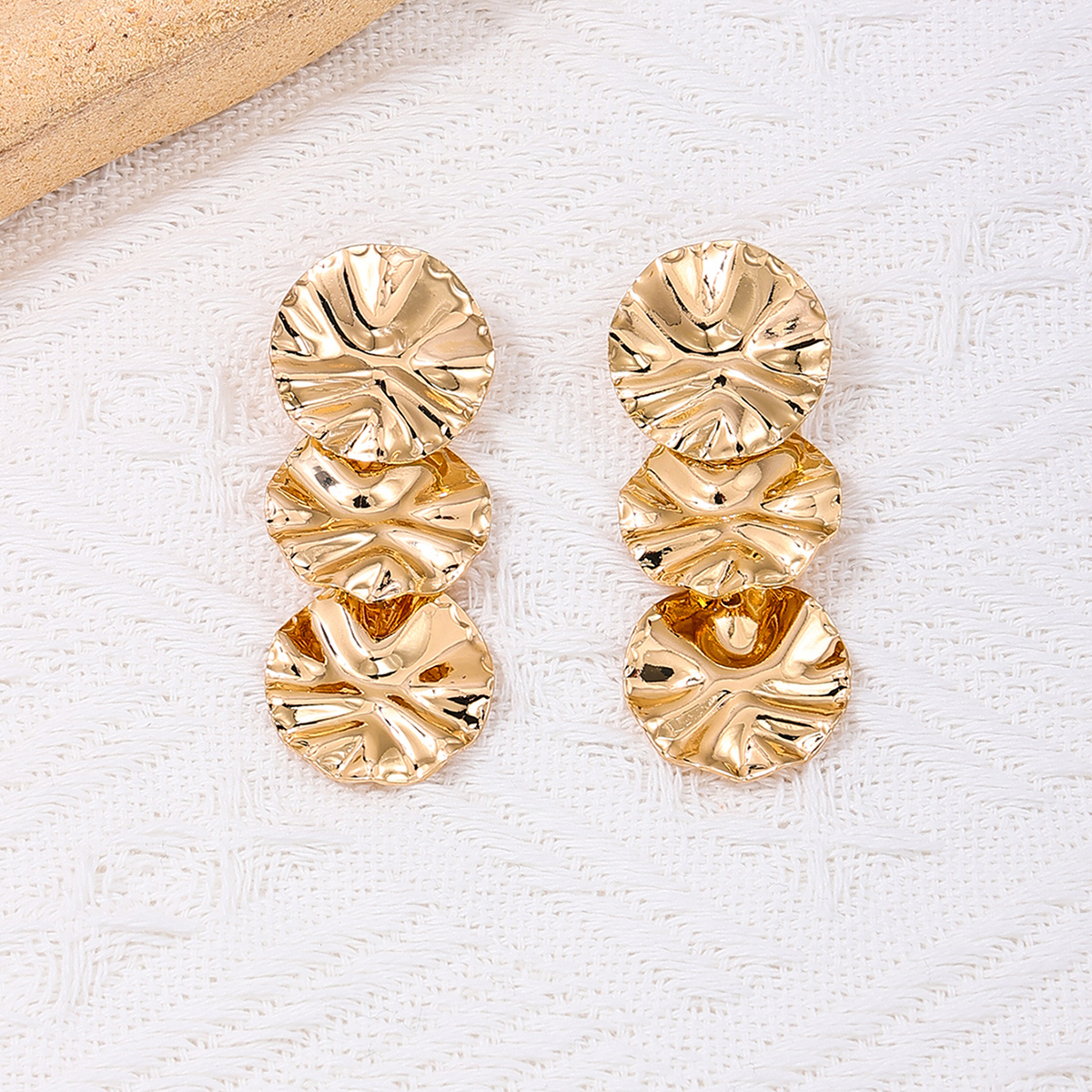 1 Pair Simple Style Geometric Alloy Drop Earrings display picture 5