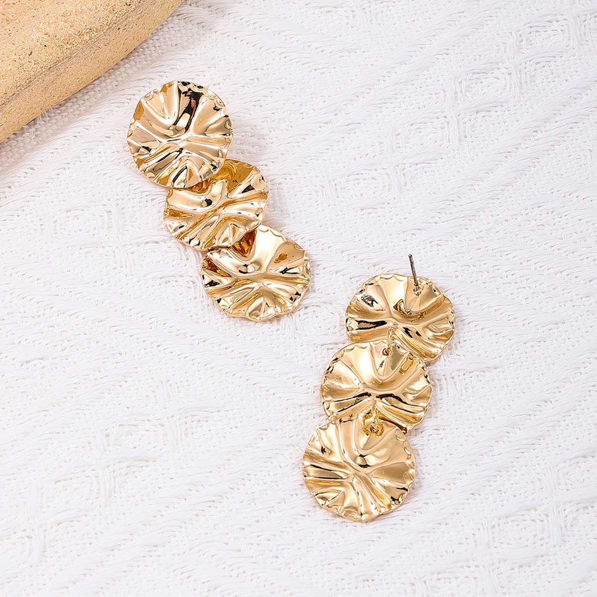 1 Pair Simple Style Geometric Alloy Drop Earrings display picture 4