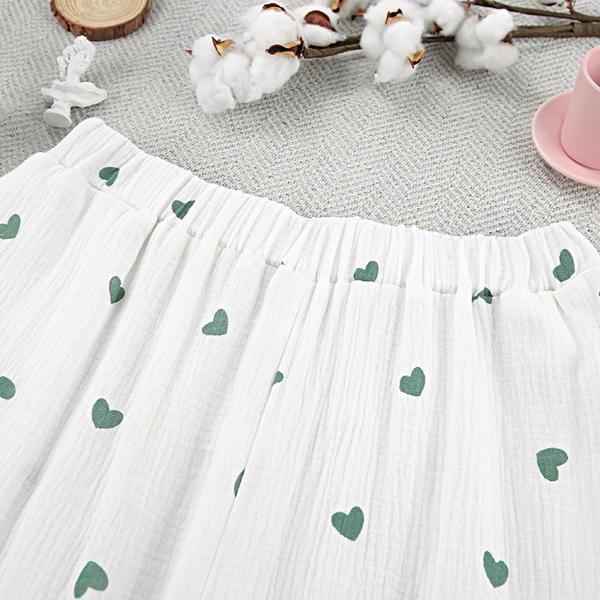Home Women's Elegant Heart Shape Cotton Pants Sets Pajama Sets display picture 31