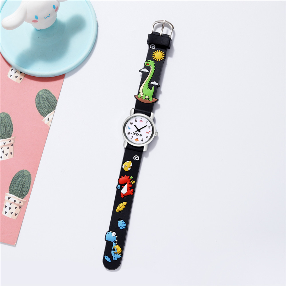 Cartoon Style Cute Dinosaur Buckle Quartz Kids Watches display picture 5