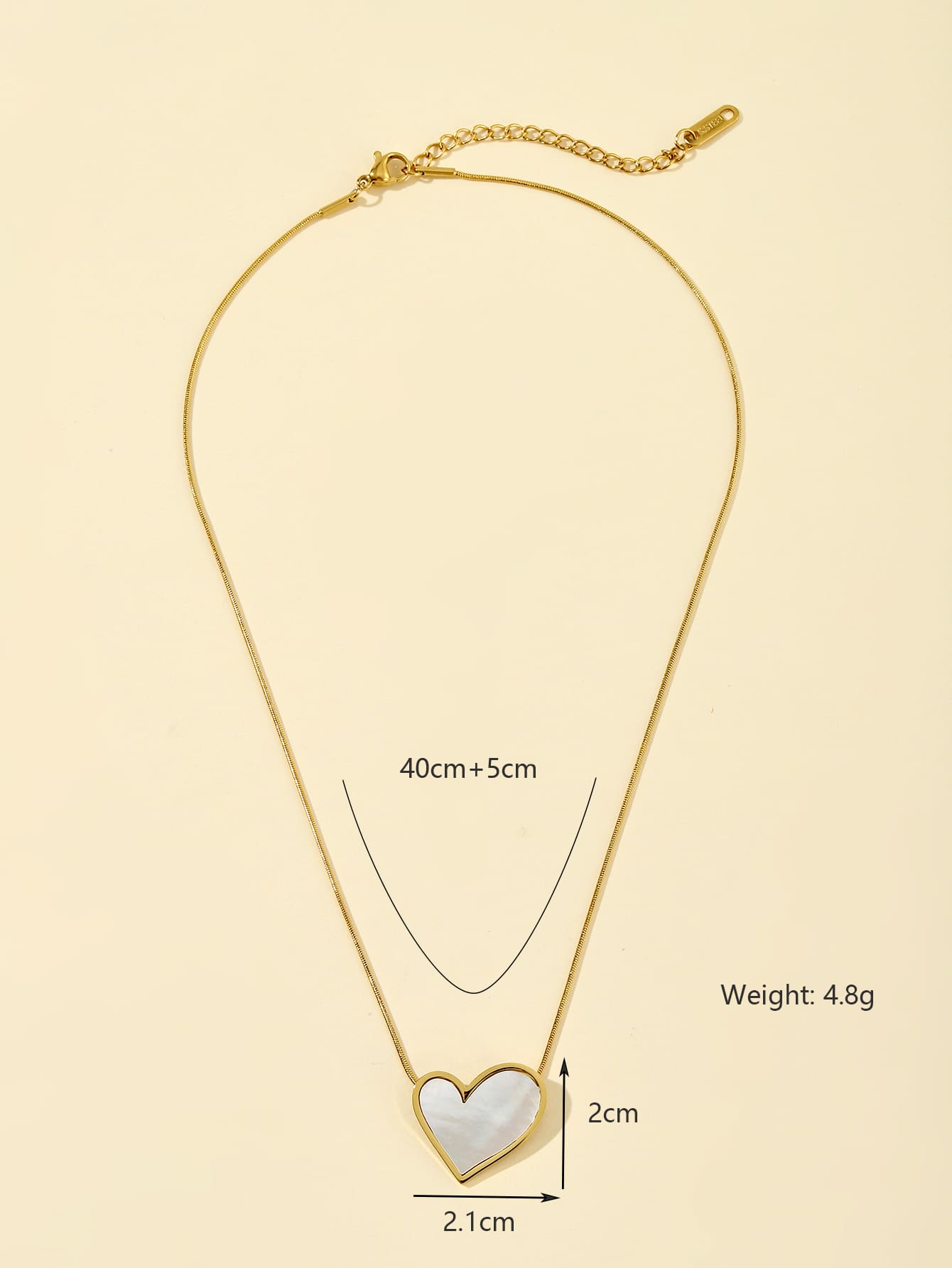 Acero Inoxidable Chapados en oro de 18k Retro Embutido Ronda Forma De Corazón Mariposa Cascarón Circón Collar Colgante display picture 3