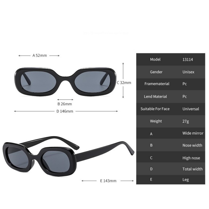 IG Style Retro Cool Style Solid Color Pc Resin Oval Frame Full Frame Women's Sunglasses display picture 5