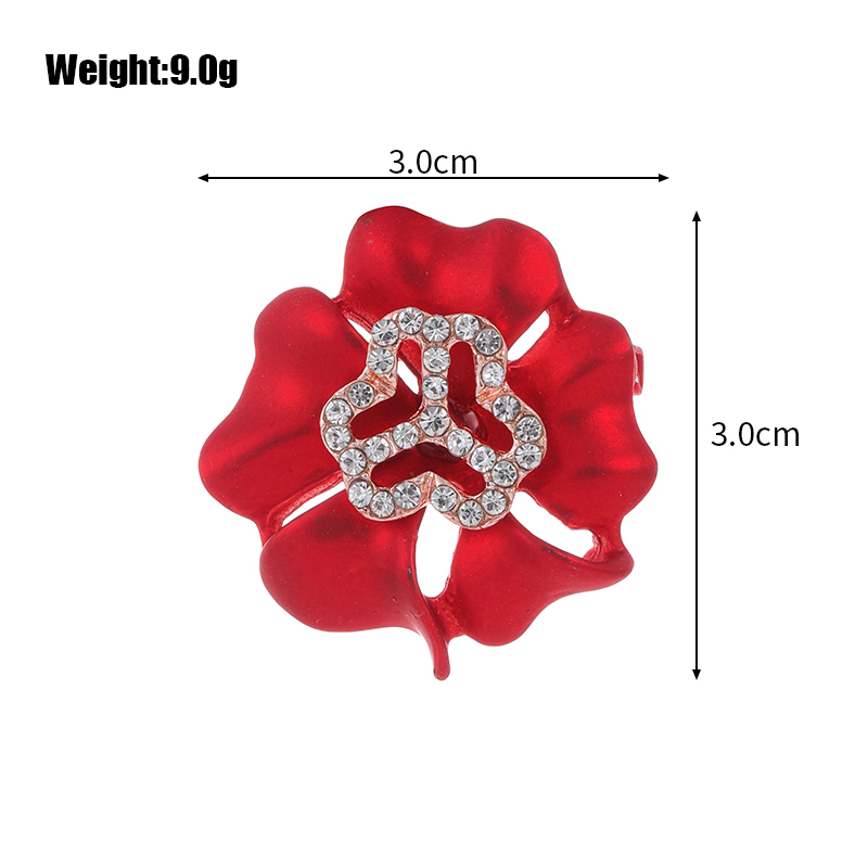 IG Style Human Leaf Flower Alloy Inlay Rhinestones Unisex Brooches display picture 2