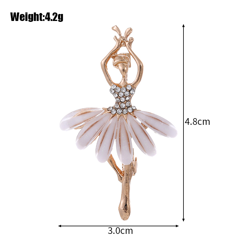 IG Style Human Leaf Flower Alloy Inlay Rhinestones Unisex Brooches display picture 8
