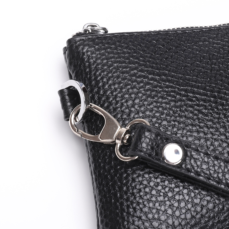 Men's Leather Letter Classic Style Zipper Clutch Bag display picture 13