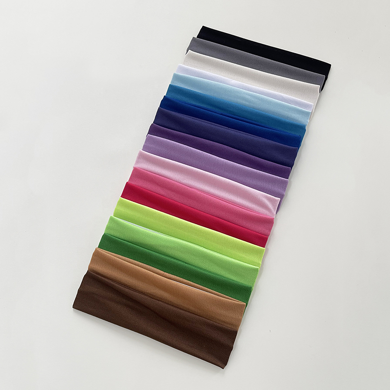 Unisex Lässig Einfacher Stil Einfarbig Tuch Haarband display picture 5