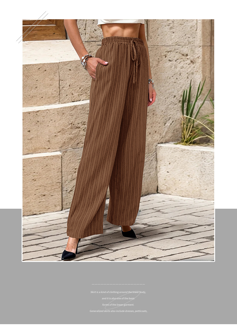 Women's Holiday Daily Vacation Solid Color Full Length Casual Pants display picture 1