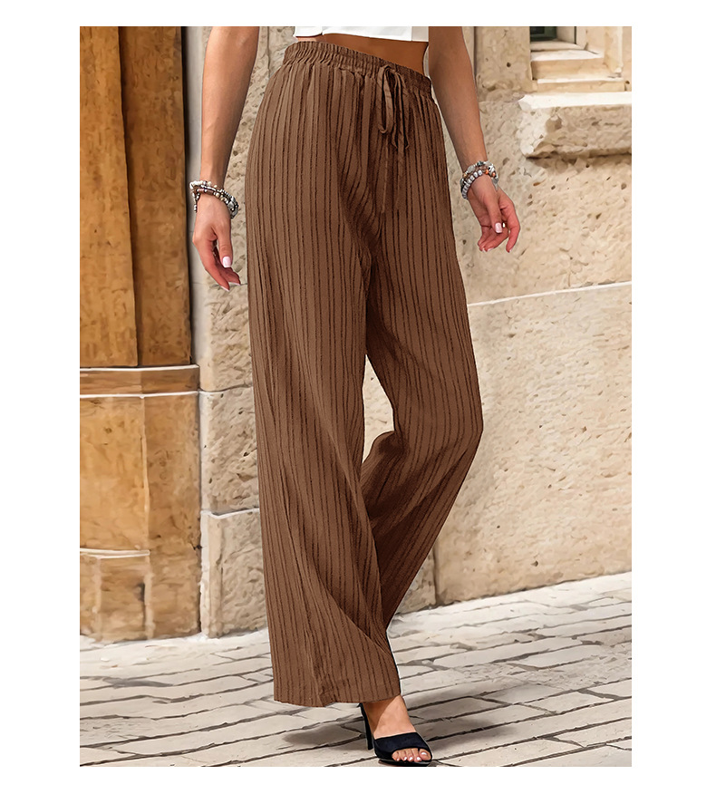 Women's Holiday Daily Vacation Solid Color Full Length Casual Pants display picture 2