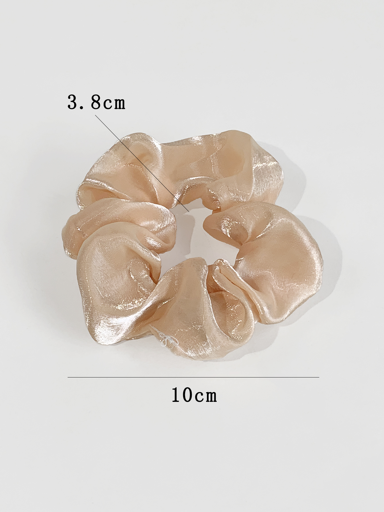 Women's Elegant Simple Style Solid Color Organza Hair Tie display picture 1