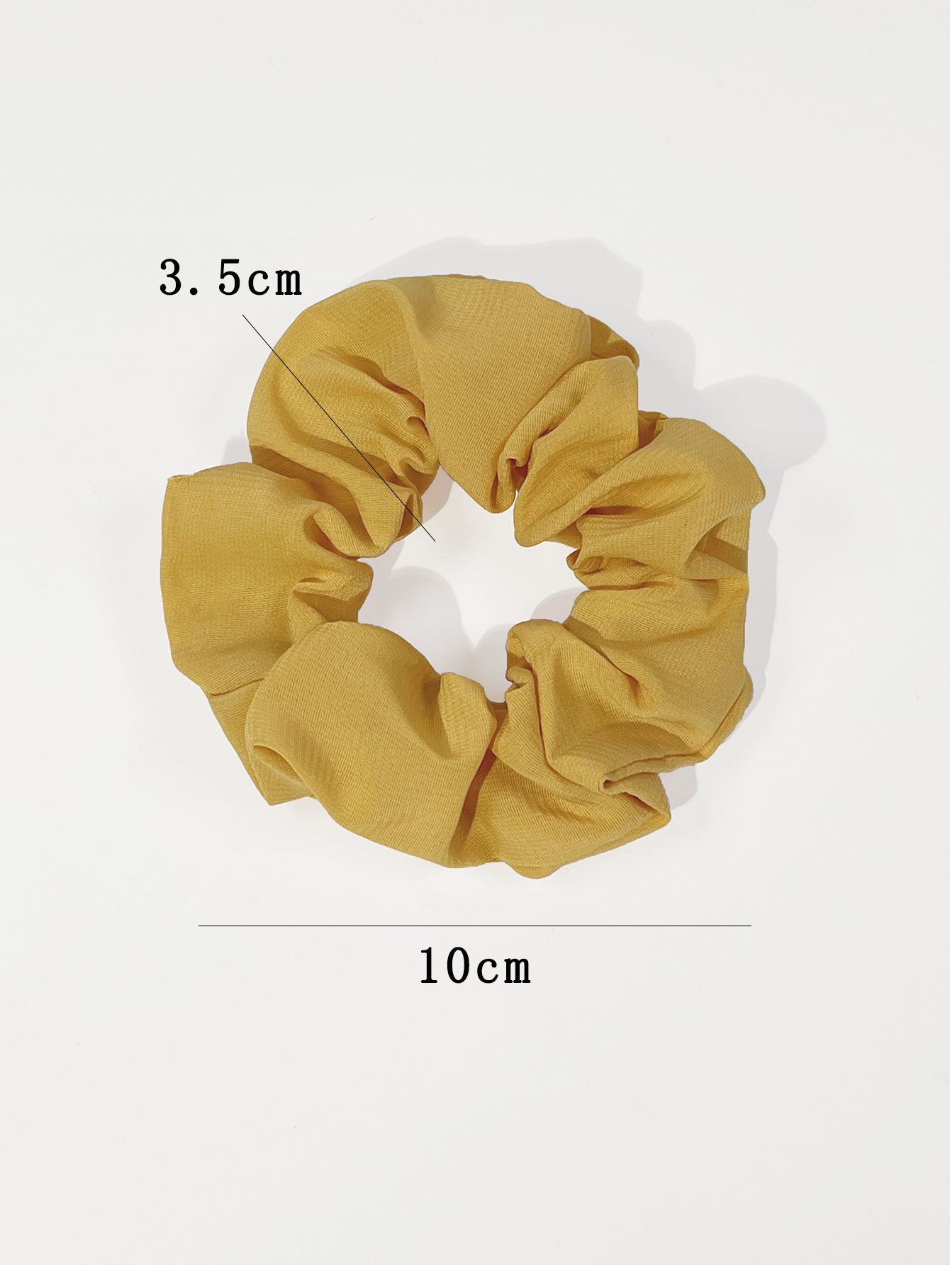 Women's Cute Simple Style Solid Color Cloth Hair Tie display picture 4