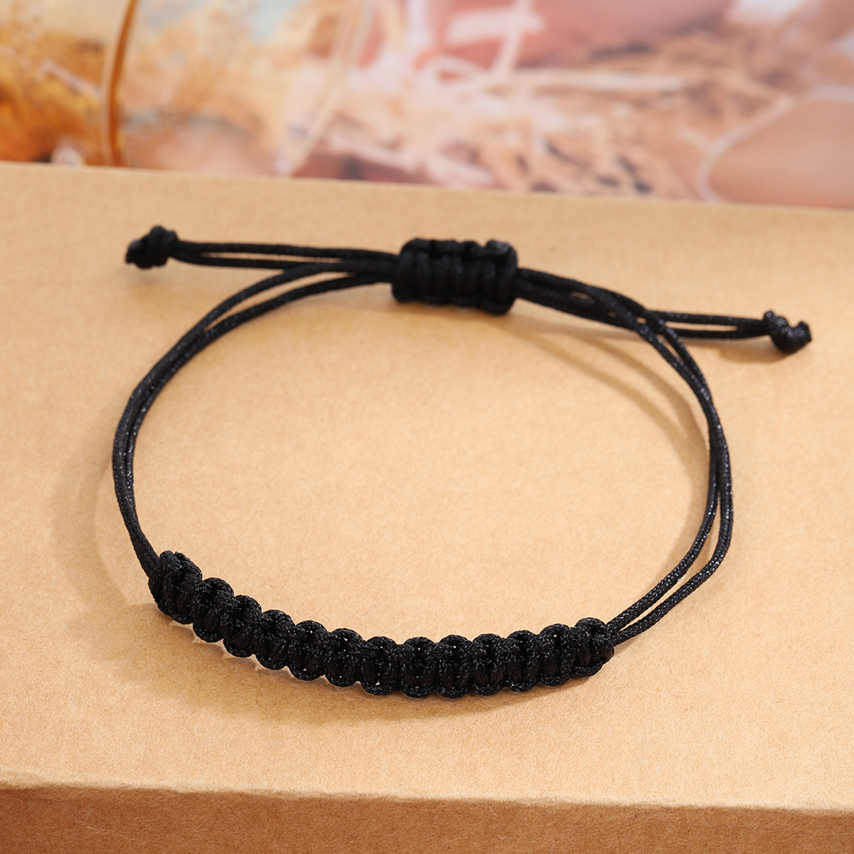 Lässig Einfacher Stil Knoten Seil Unisex Kordelzug Armbänder display picture 5