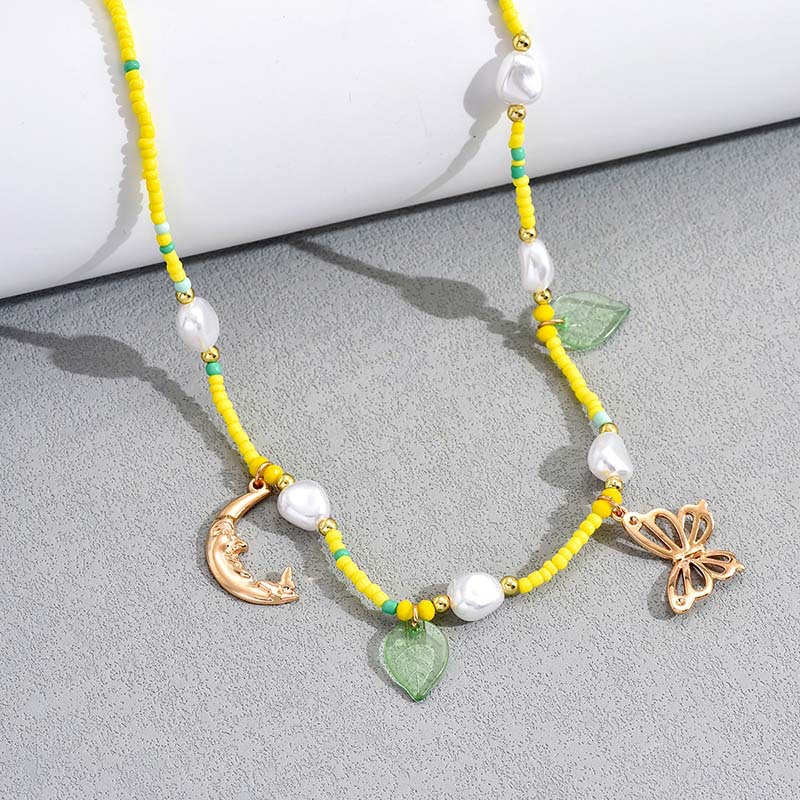 Einfacher Stil Klassischer Stil Schmetterling Künstliche Perle Saatperle Zinklegierung Perlen Frau Hüftkette display picture 3