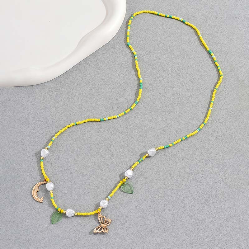 Einfacher Stil Klassischer Stil Schmetterling Künstliche Perle Saatperle Zinklegierung Perlen Frau Hüftkette display picture 5