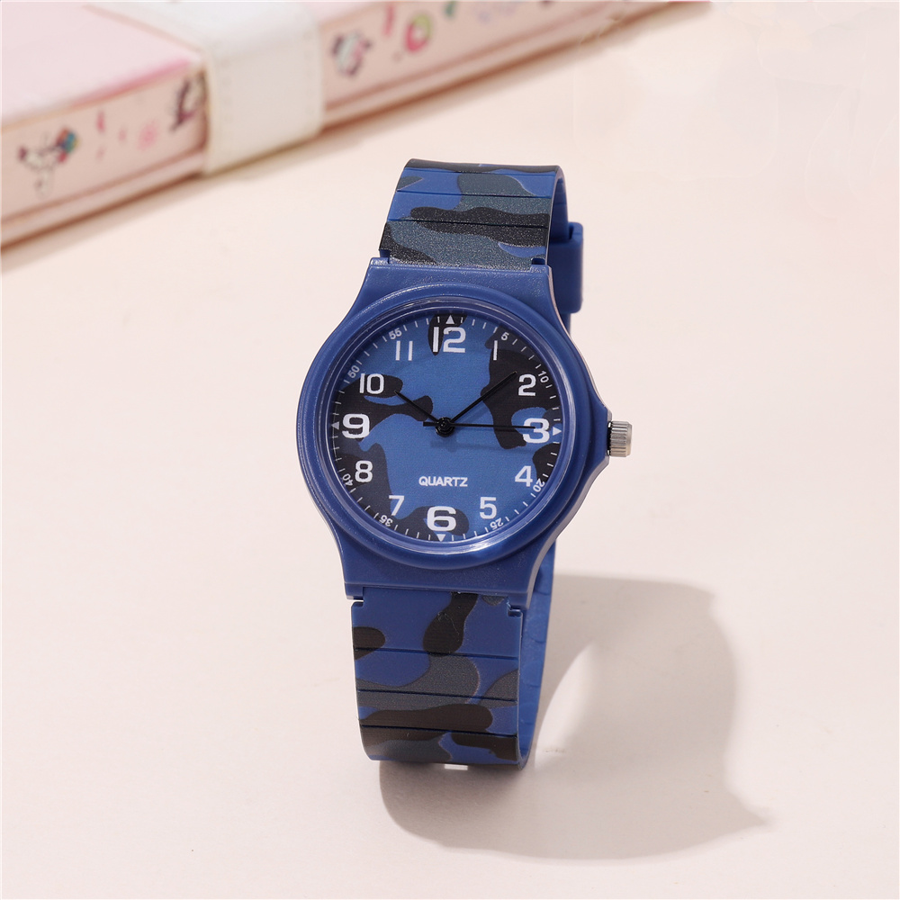 Simple Style Classic Style Color Block Buckle Quartz Kids Watches display picture 7