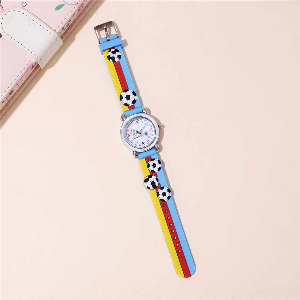 Simple Style Classic Style Color Block Buckle Quartz Kids Watches display picture 15