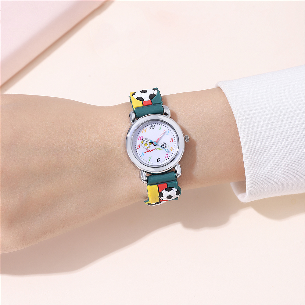 Simple Style Classic Style Color Block Buckle Quartz Kids Watches display picture 5