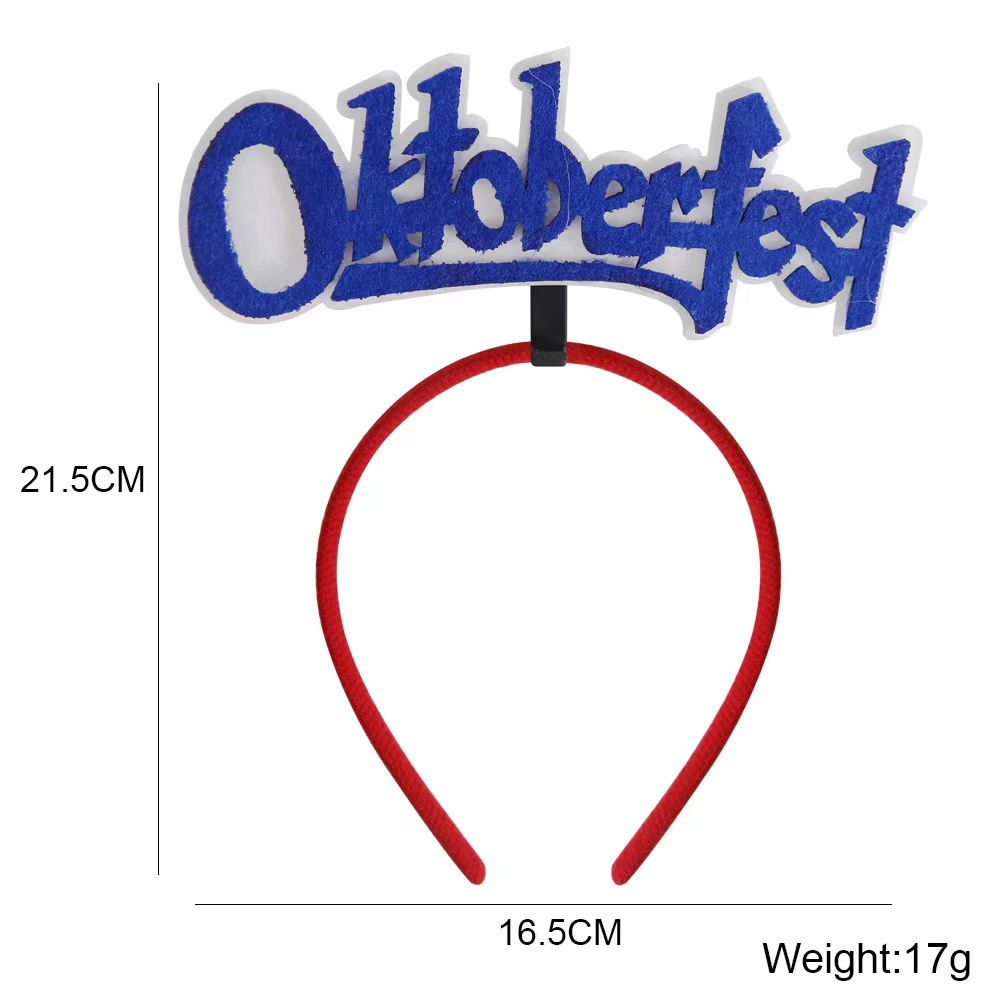 Oktoberfest Geometric Plastic Party Carnival Hair Band display picture 14