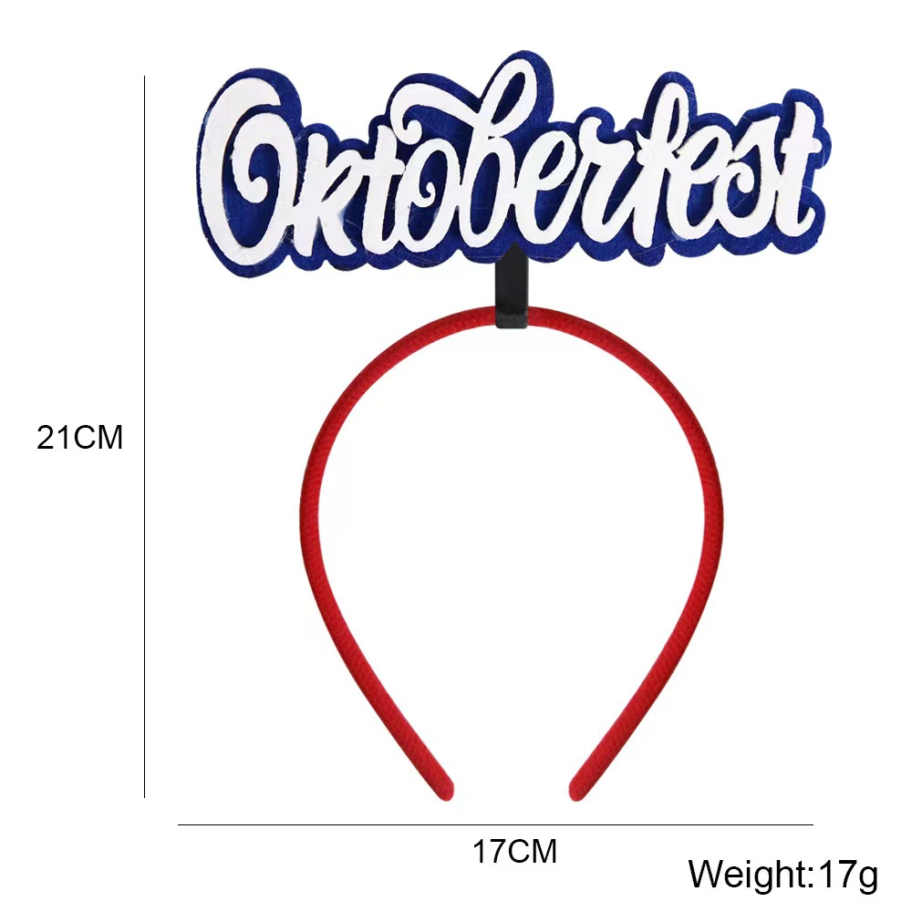 Oktoberfest Geometric Plastic Party Carnival Hair Band display picture 15