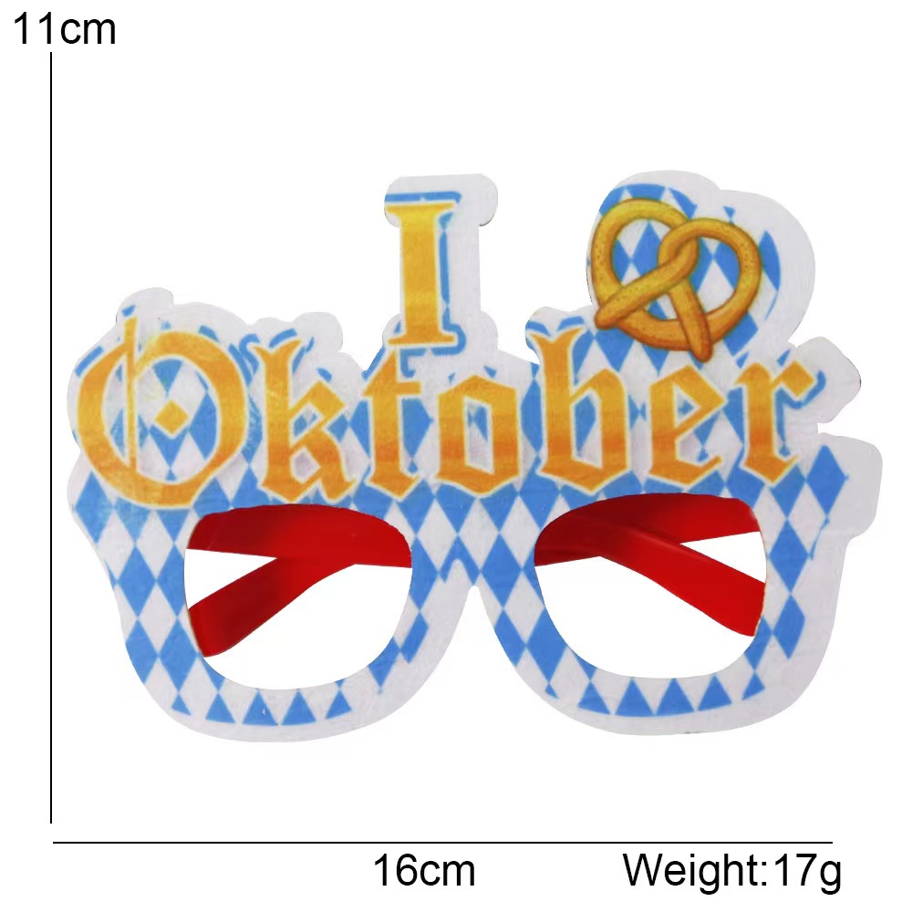 Oktoberfest Beer Letter Plastic Party Carnival Party Glasses display picture 2
