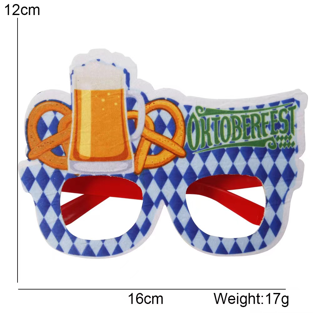 Oktoberfest Beer Letter Plastic Party Carnival Party Glasses display picture 8