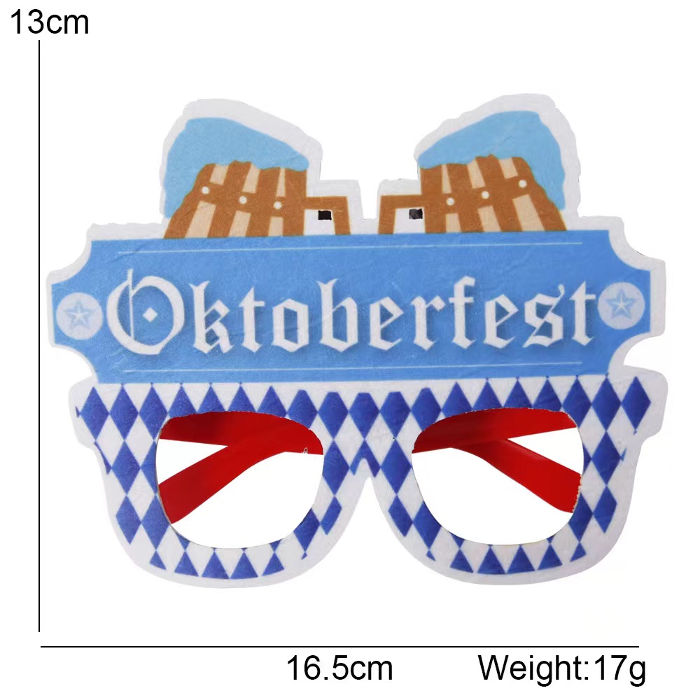 Oktoberfest Beer Letter Plastic Party Carnival Party Glasses display picture 6