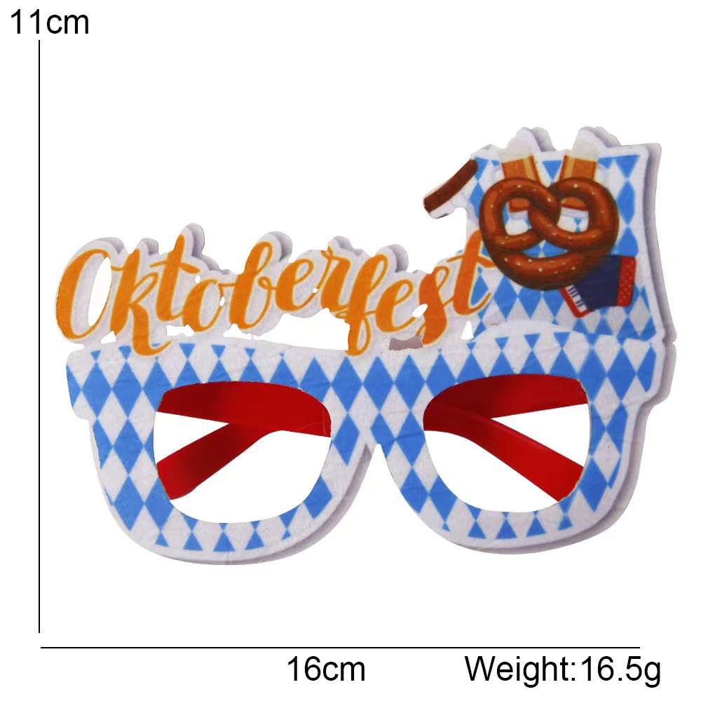 Oktoberfest Beer Letter Plastic Party Carnival Party Glasses display picture 7