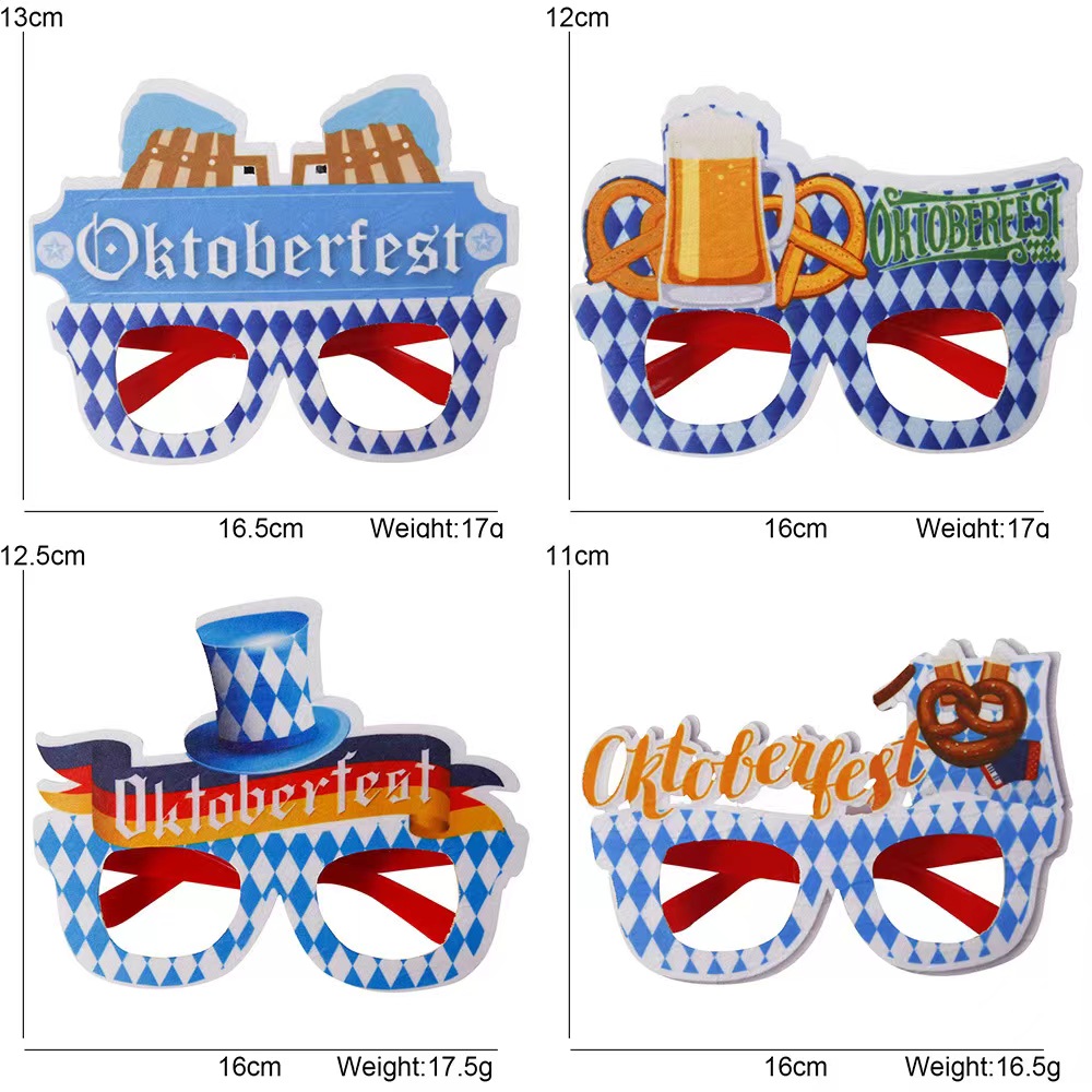 Oktoberfest Beer Letter Plastic Party Carnival Party Glasses display picture 25