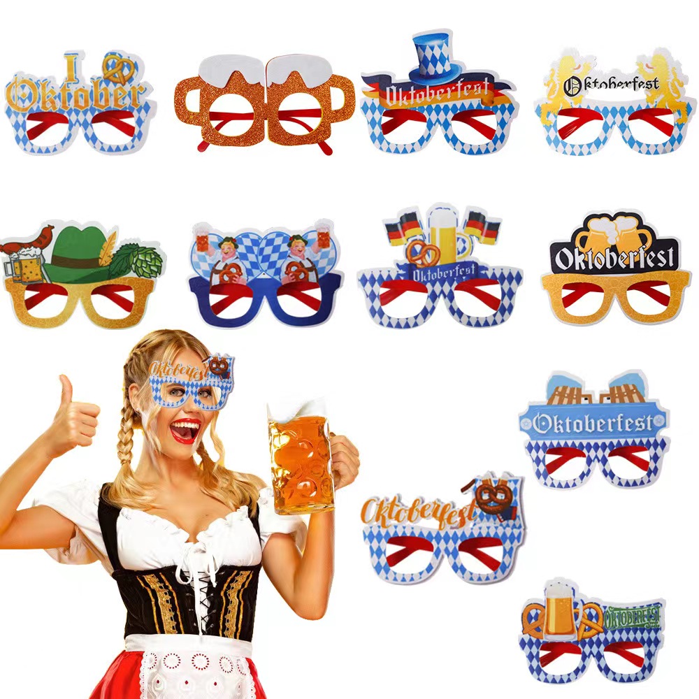 Oktoberfest Beer Letter Plastic Party Carnival Party Glasses display picture 26