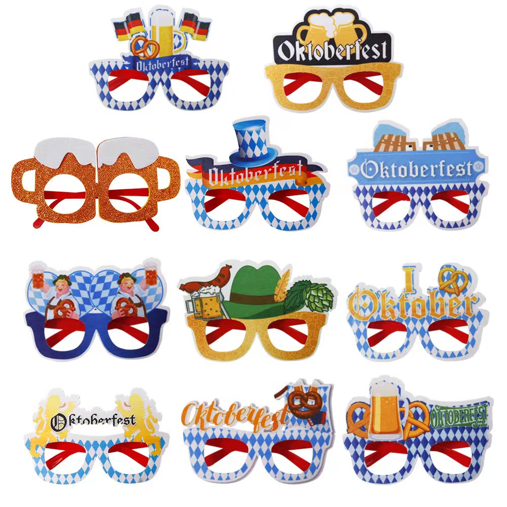 Oktoberfest Beer Letter Plastic Party Carnival Party Glasses display picture 20