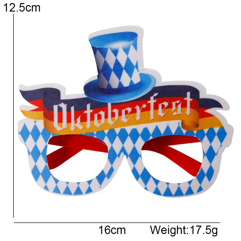 Oktoberfest Beer Letter Plastic Party Carnival Party Glasses display picture 11