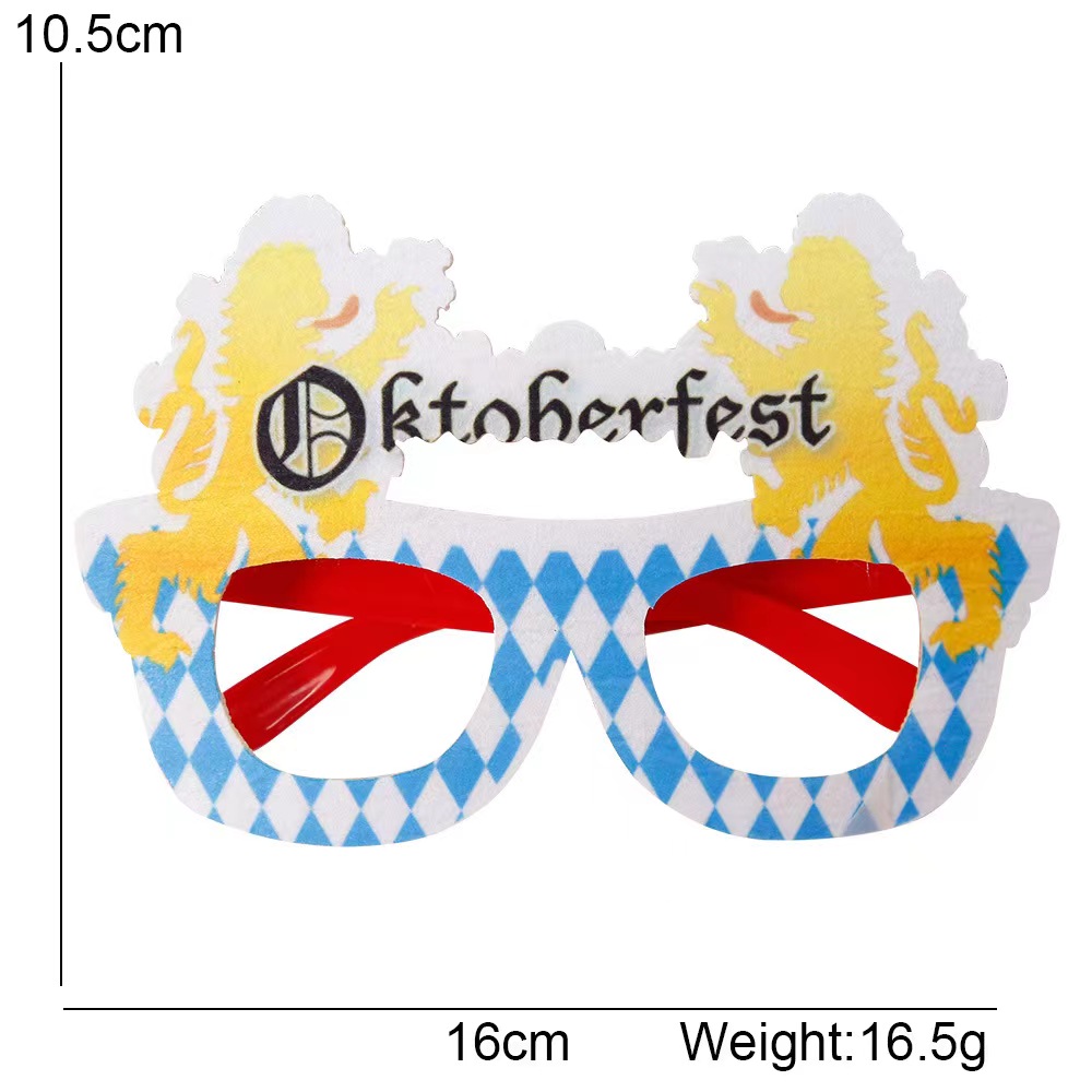 Oktoberfest Beer Letter Plastic Party Carnival Party Glasses display picture 10