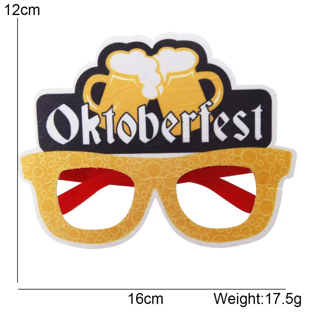 Oktoberfest Beer Letter Plastic Party Carnival Party Glasses display picture 9