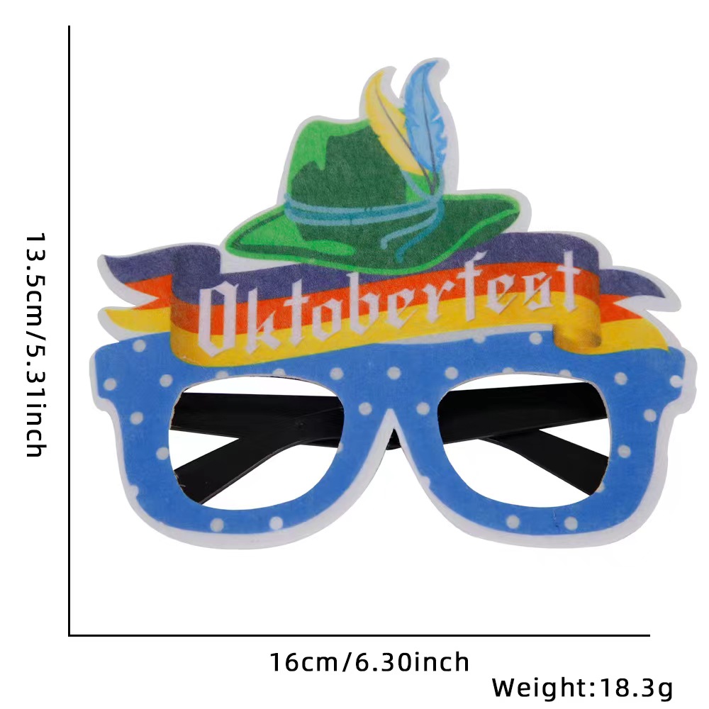 Oktoberfest Beer Letter Plastic Party Carnival Party Glasses display picture 14