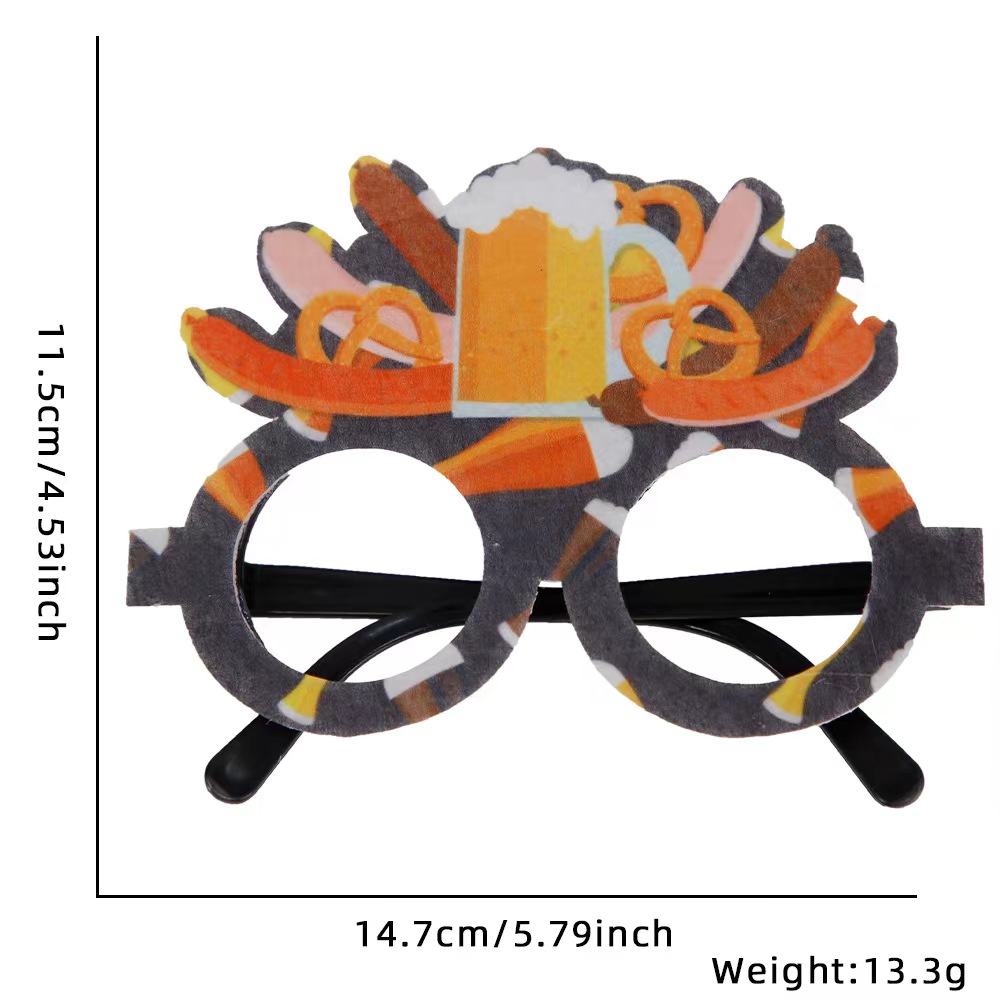 Oktoberfest Beer Letter Plastic Party Carnival Party Glasses display picture 15