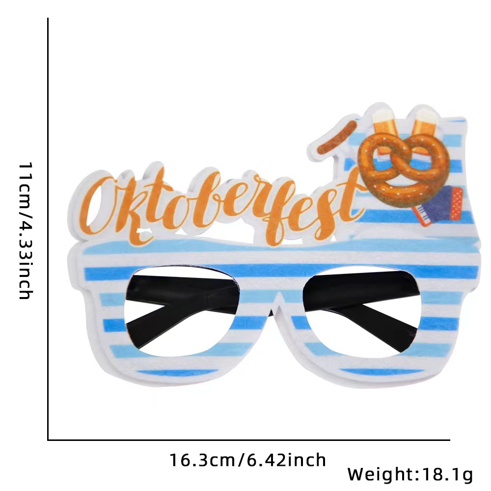 Oktoberfest Beer Letter Plastic Party Carnival Party Glasses display picture 12