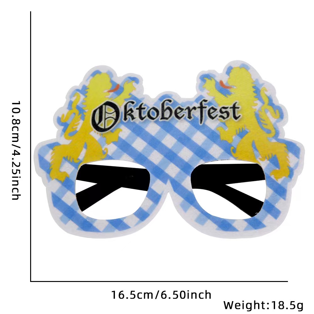Oktoberfest Beer Letter Plastic Party Carnival Party Glasses display picture 13