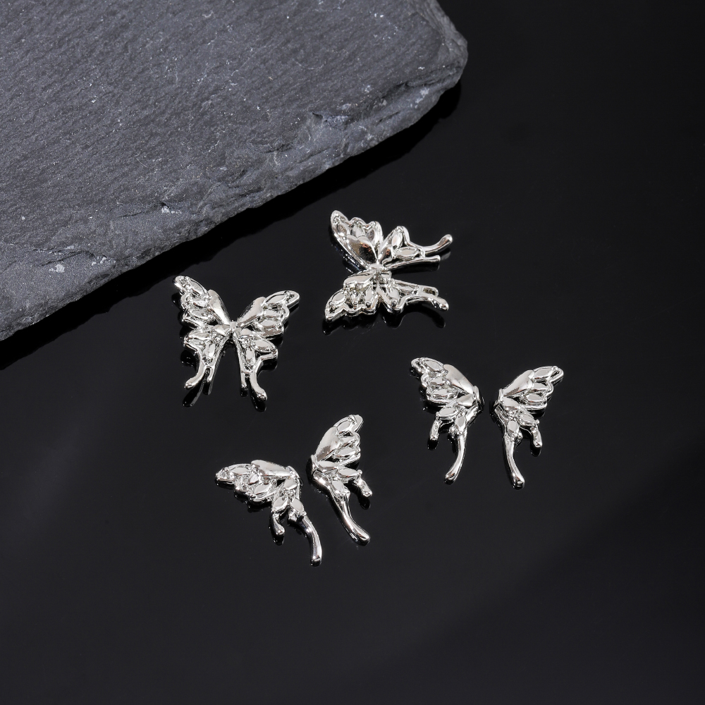 Fairy Style Butterfly Zinc Alloy Nail Decoration Accessories A Pack Of 26 display picture 4