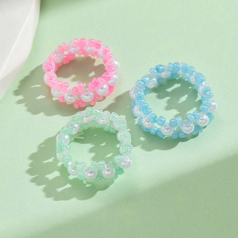Wholesale Jewelry Simple Style Classic Style Geometric Beaded Beaded Rings display picture 6