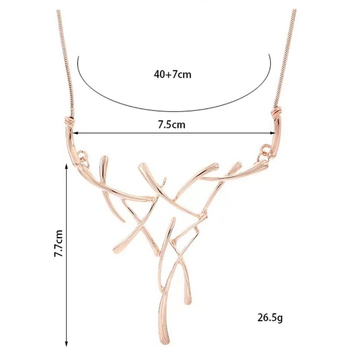 Simple Style Geometric Alloy Zinc Alloy Plating Women's Necklace display picture 9