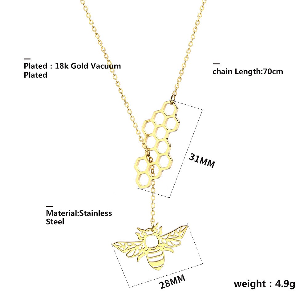 304 Stainless Steel 18K Gold Plated IG Style Classic Style Commute Plating Animal Heart Shape Feather Pendant Necklace display picture 32