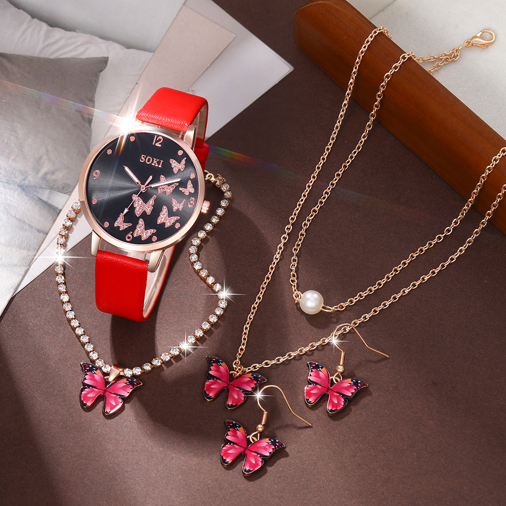 Casual Elegante Mariposa Hebilla Cuarzo Relojes De Mujer display picture 6