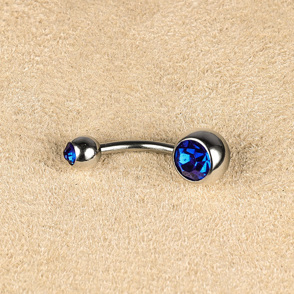 1 Piece Belly Rings Simple Style Color Block Stainless Steel Polishing Inlay Diamond Belly Rings display picture 37